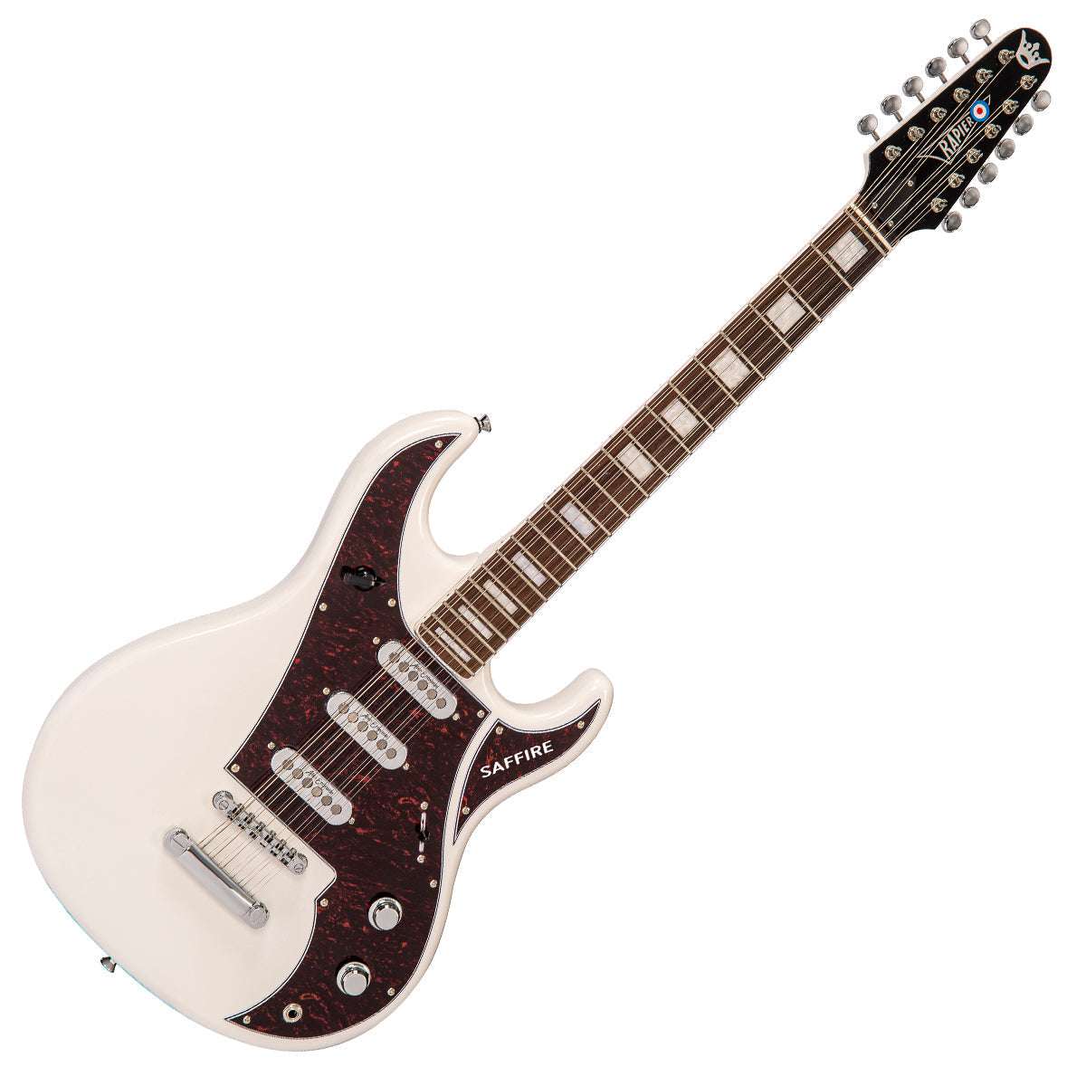 Rapier Saffire 12 String Electric Guitar ~ Vintage White, Guitarra Eléctrica en venta en Richards Guitars.