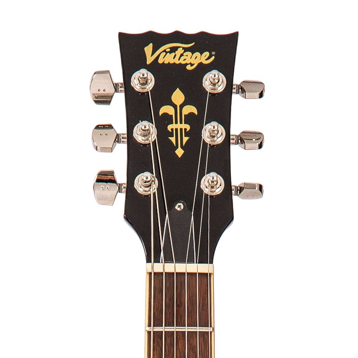 IN BUILD: - Vintage V100 ProShop Unique ~ Flamed Purple Burst, Electric Guitar for sale at Richards Guitars.