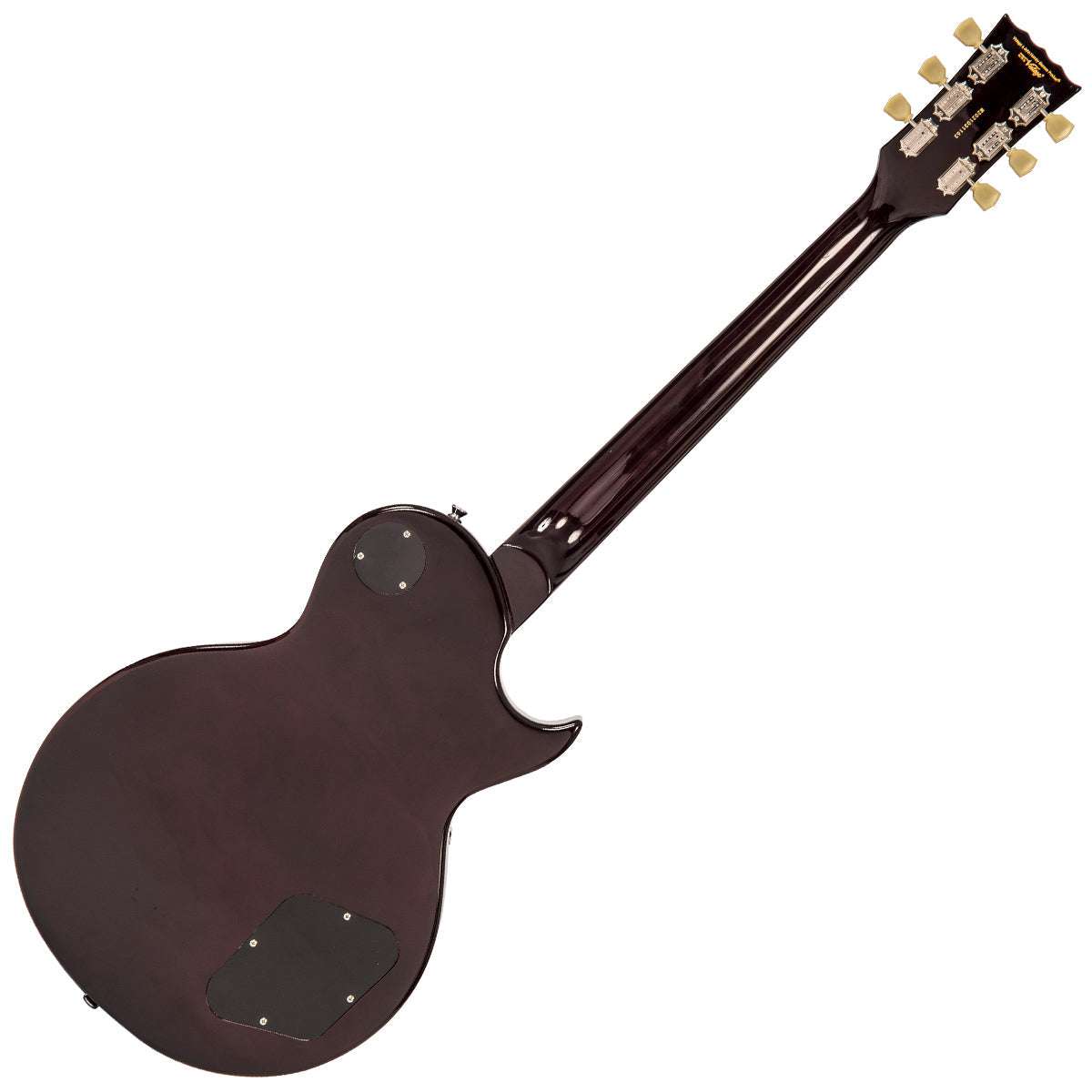 Vintage LV100IT Reeditado Guitarra Eléctrica ~ Mano Izquierda Flamed Ice Tea, Guitarra Eléctrica en venta en Richards Guitars.