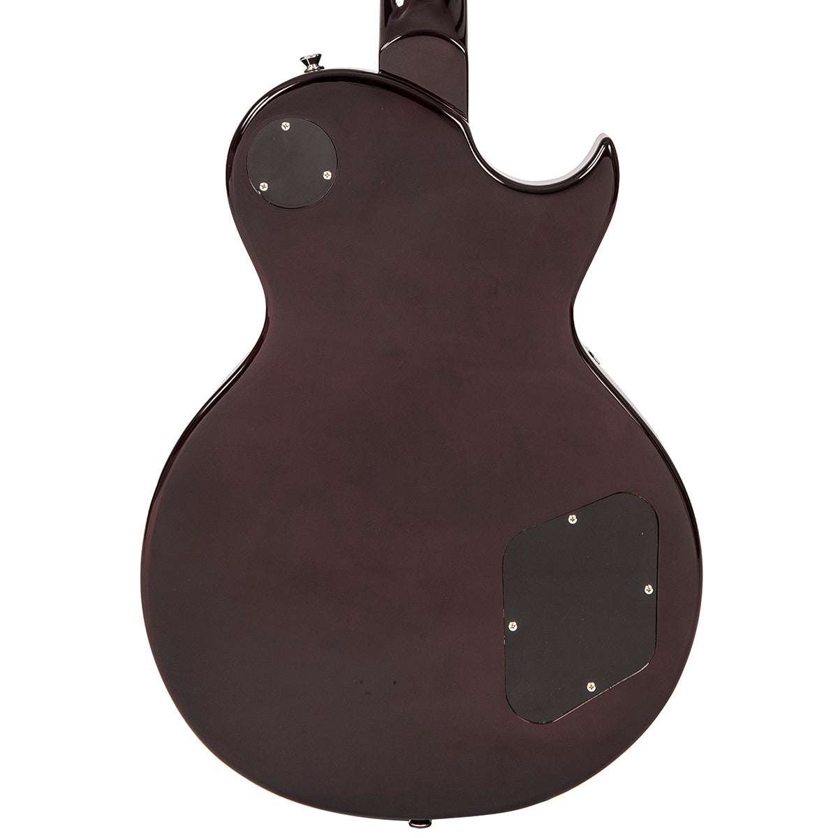 Vintage LV100IT Reeditado Guitarra Eléctrica ~ Mano Izquierda Flamed Ice Tea, Guitarra Eléctrica en venta en Richards Guitars.