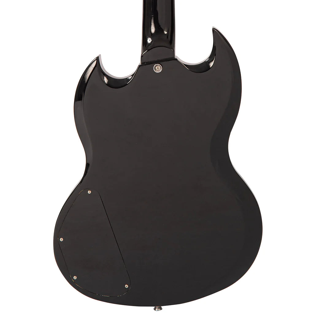 Vintage V69 Coaster Series Guitarra Eléctrica Pack ~ Negro Brillante, Guitarra Eléctrica en venta en Richards Guitars.