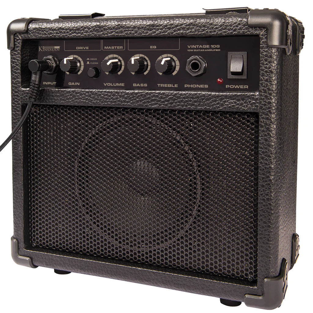 Vintage V69 Coaster Series Guitarra Eléctrica Pack ~ Negro Brillante, Guitarra Eléctrica en venta en Richards Guitars.