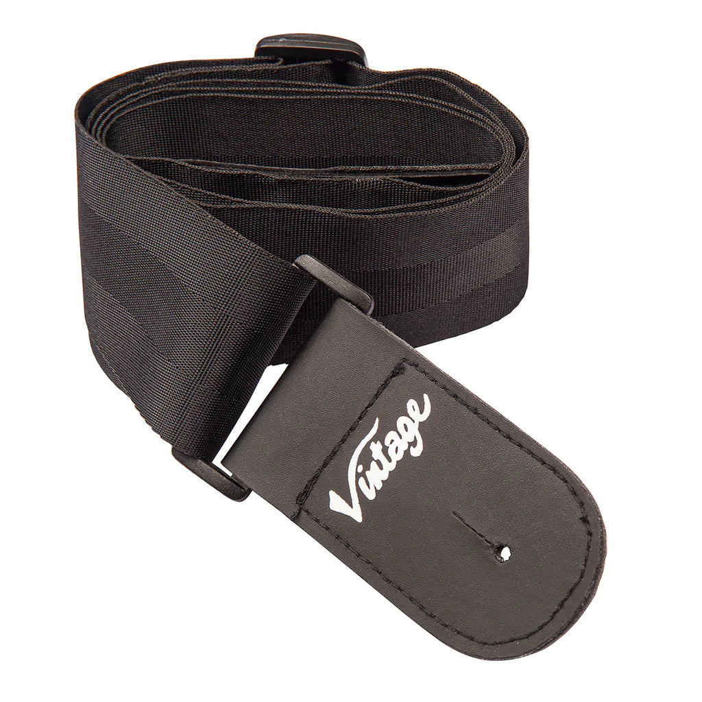 Vintage V69 Coaster Series Guitarra Eléctrica Pack ~ Negro Brillante, Guitarra Eléctrica en venta en Richards Guitars.