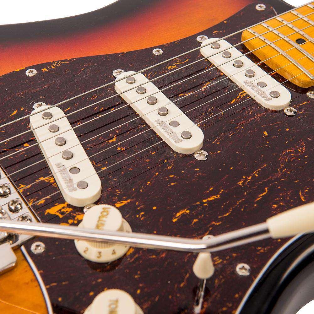 Vintage V6M ReIssued Guitarra Eléctrica ~ Sunburst, Guitarra Eléctrica en venta en Richards Guitars.