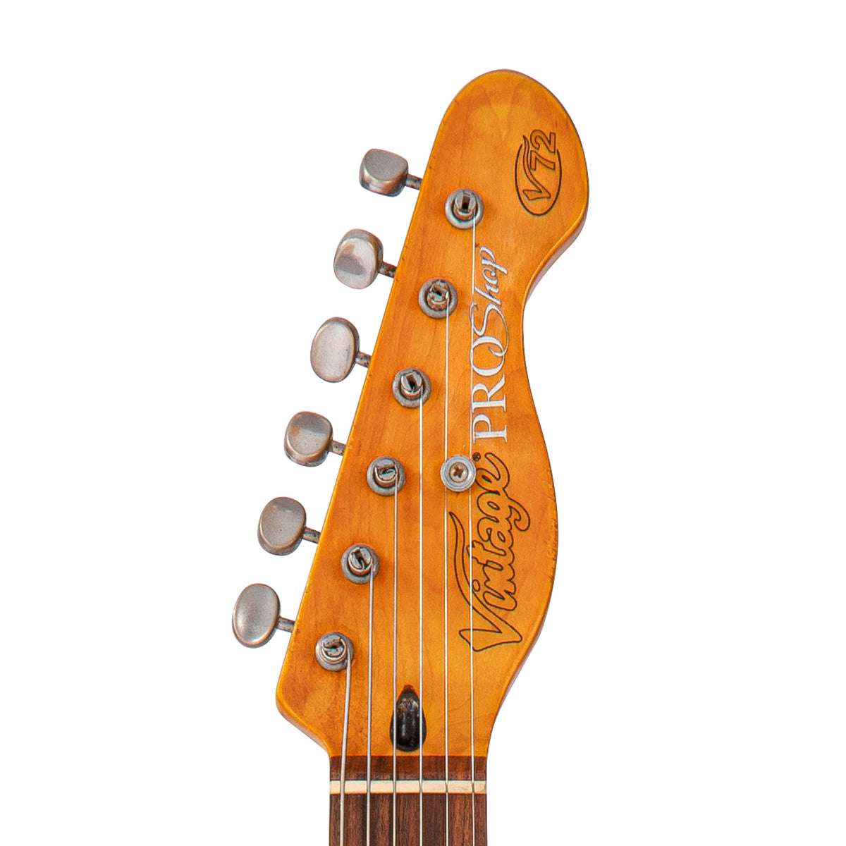 Vintage V72 ProShop Custom-Build ~ Blue Over Tobacco (Contact: Richards Guitars. www.rguitars.co.uk), Electric Guitar for sale at Richards Guitars.