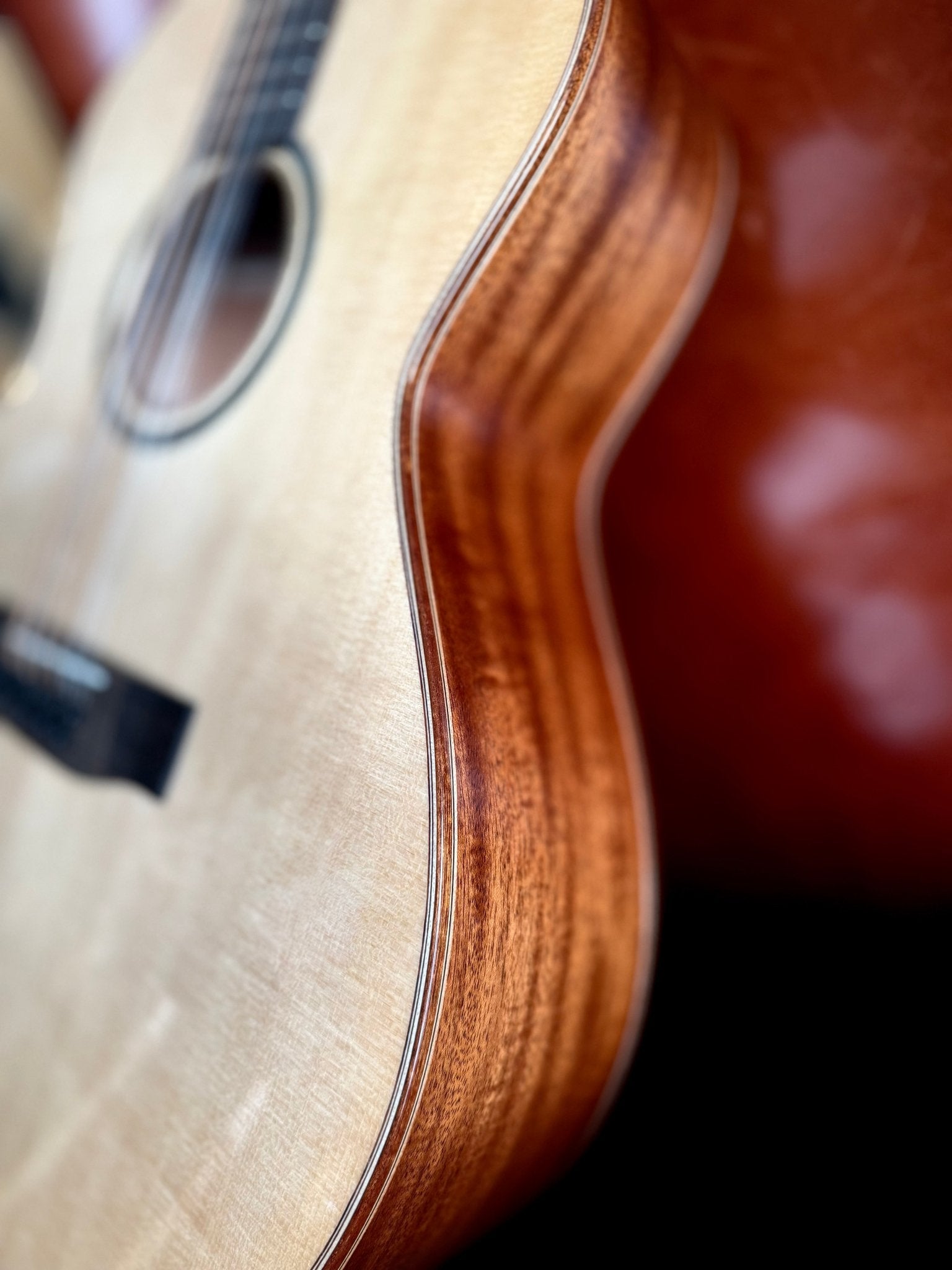 Auden Austin Artist Mahogany 12 String Electro Acoustic Austin (Inc Auden Hardcase) - Richards Guitars Of Stratford Upon Avon