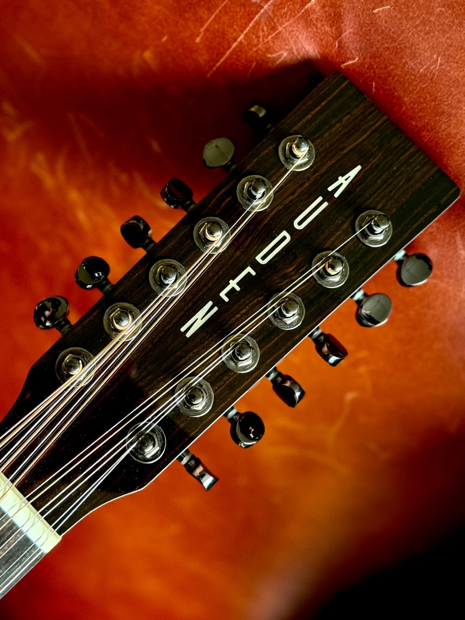Auden Austin Artist Mahogany 12 String Electro Acoustic Austin (Inc Auden Hardcase) - Richards Guitars Of Stratford Upon Avon
