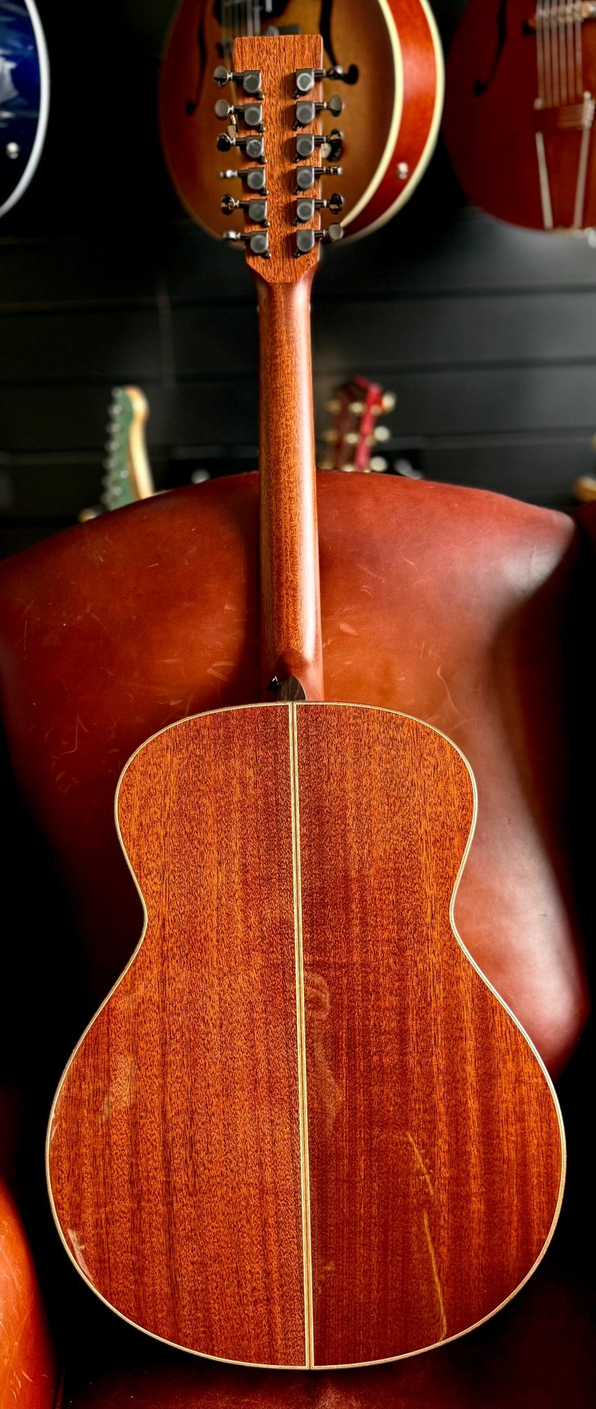 Auden Austin Artist Mahogany 12 String Electro Acoustic Austin (Inc Auden Hardcase) - Richards Guitars Of Stratford Upon Avon