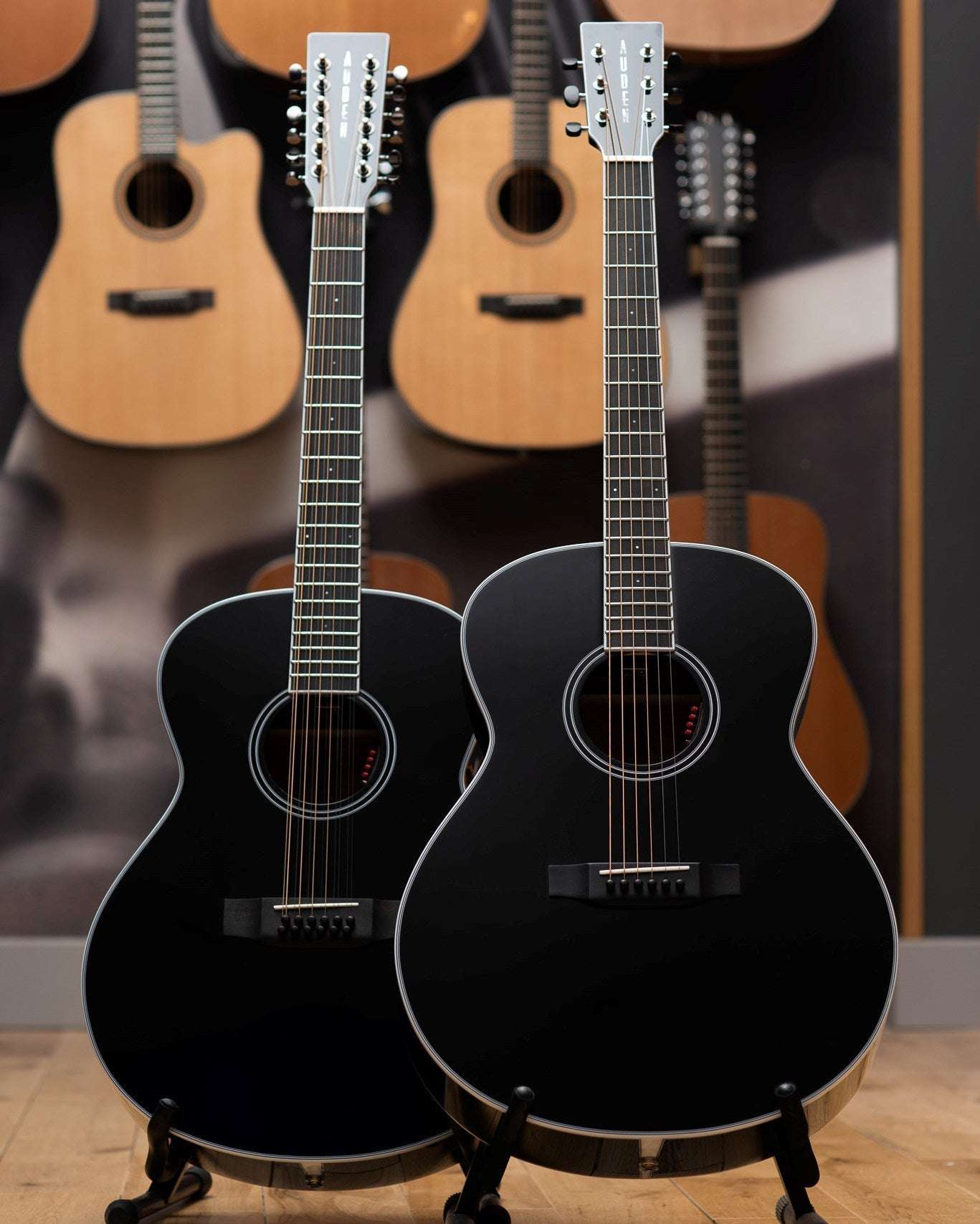 Auden Austin Black Series Spruce Mahogany Cutaway Electro Acoustic Guitar - Richards Guitars Of Stratford Upon Avon