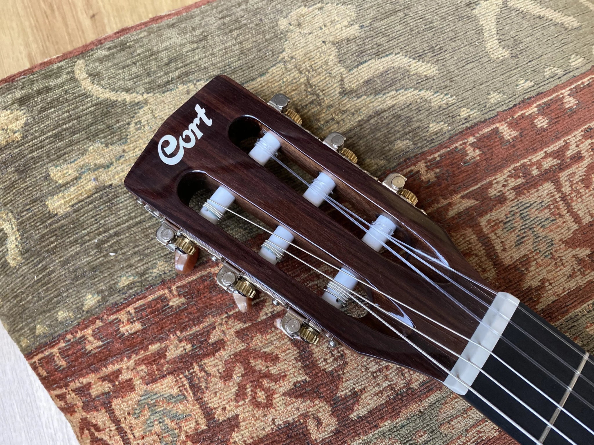 Cort CEC7 Slimline Electro Nylon Hybrid - Richards Guitars Of Stratford Upon Avon