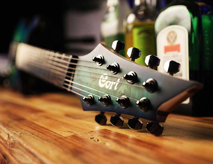 Cort KX508MS Marina Blue Burst - Richards Guitars Of Stratford Upon Avon