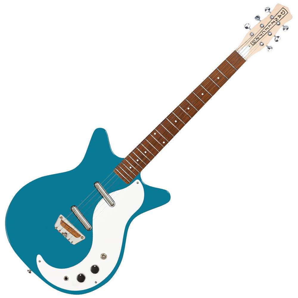 Danelectro The 'Stock '59' Electric Guitar ~ Aquamarine - Richards Guitars Of Stratford Upon Avon