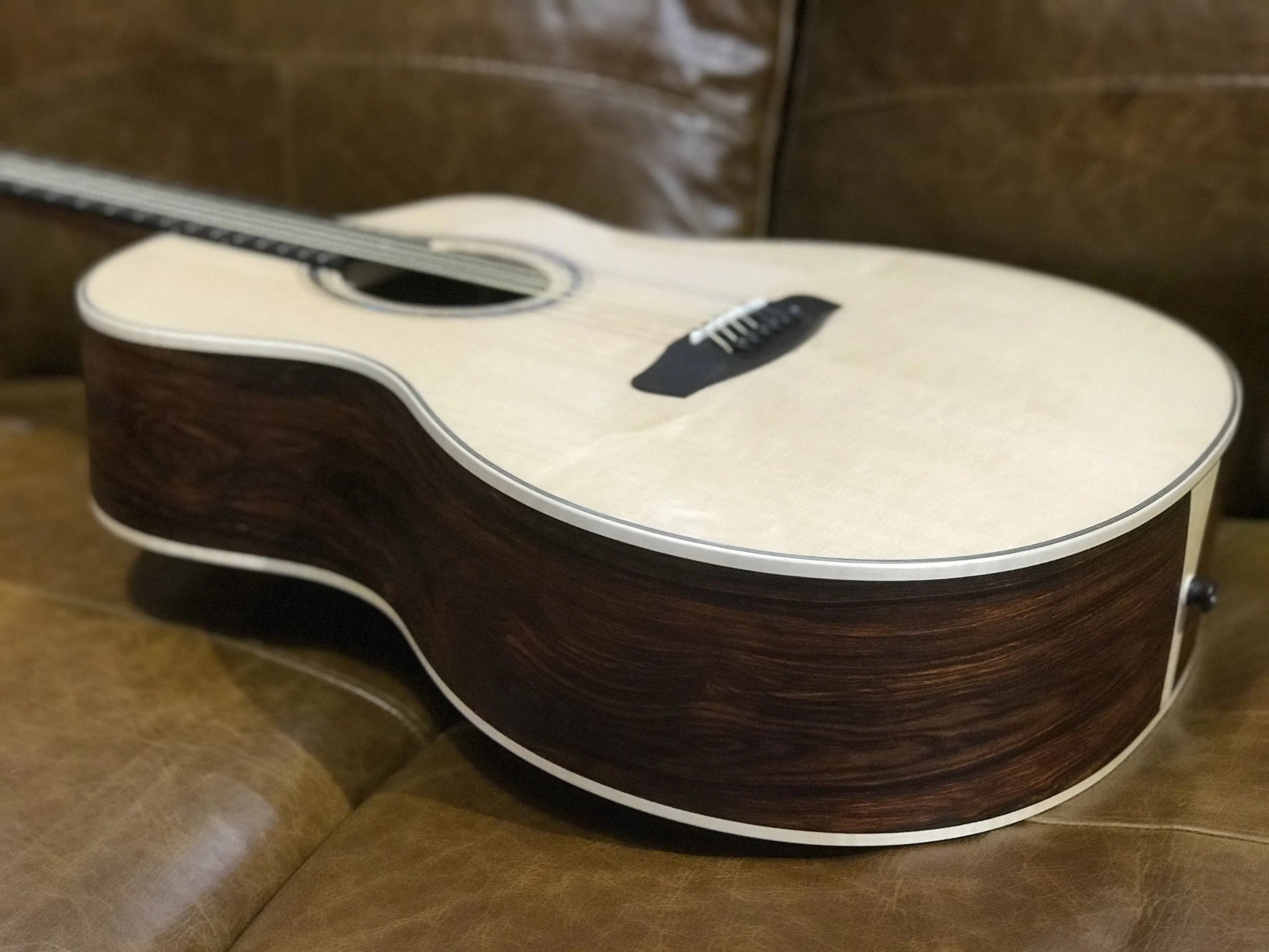 Dowina Cocobolo III Trio Plate GAC Deluxe (Torrified Swiss Moon Spruce) - Richards Guitars Of Stratford Upon Avon