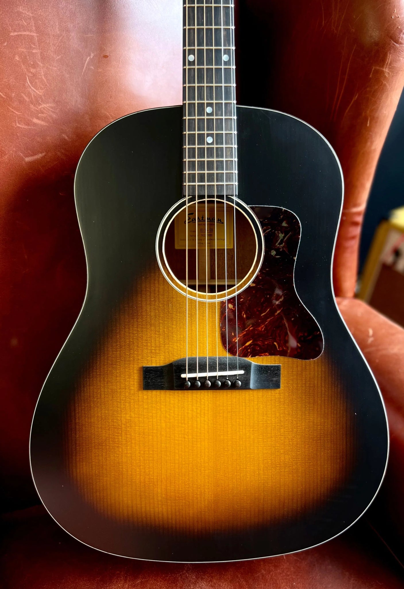 Eastman E1SS - SB, Sunburst, Acoustic Guitar (Price inc. Custom Pro Setup Package) - Richards Guitars Of Stratford Upon Avon