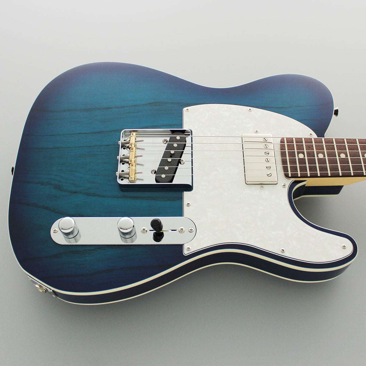 FGN Guitars Neoclassic TE 210R Ash HS See Thru Blueburst - Richards Guitars Of Stratford Upon Avon