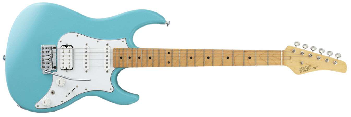FGN J Standard Odyssey JOS2TDM, Mint Blue With Gig Bag - Richards Guitars Of Stratford Upon Avon