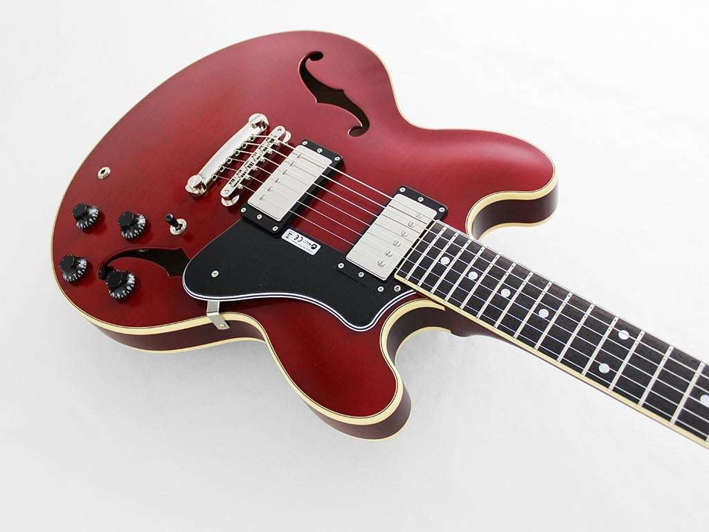 FGN Masterfield, Electric Guitar, Cherry (CH) MSAHP With Hard Case - Richards Guitars Of Stratford Upon Avon