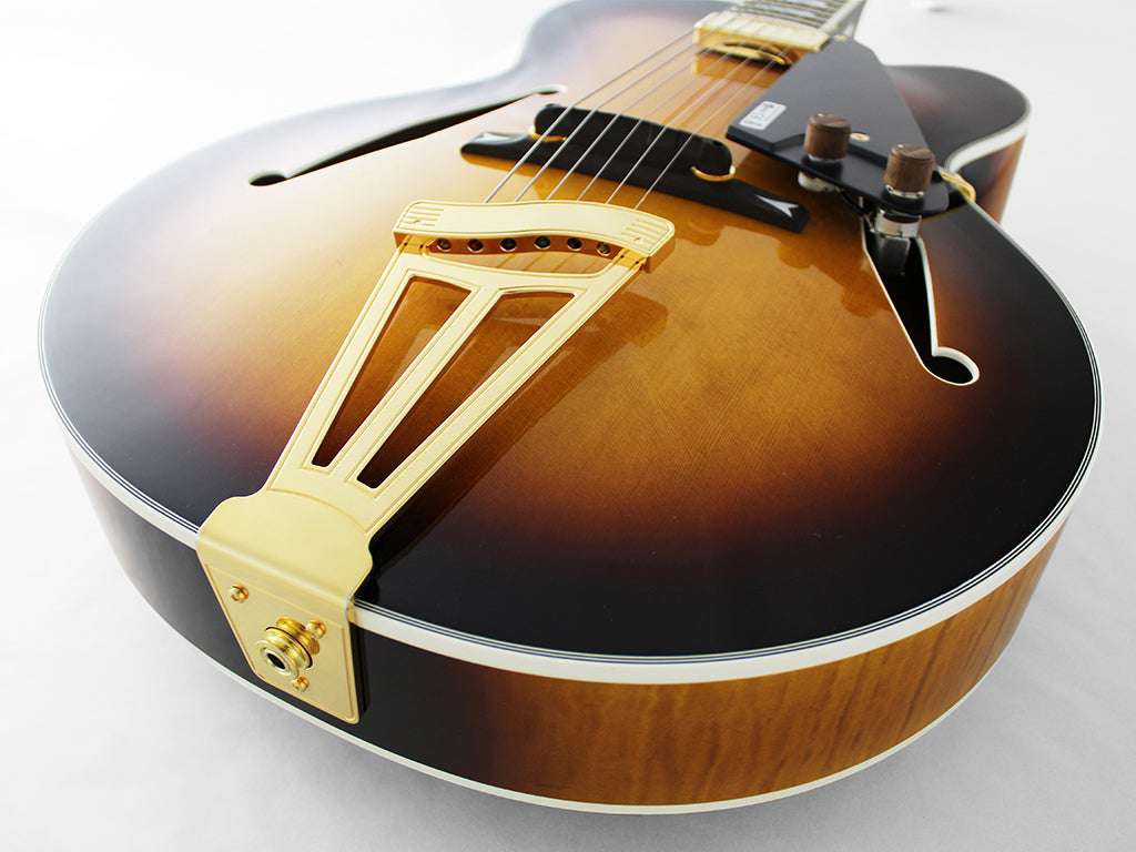 FGN Masterfield, Electric Guitar, Jazz Burst (JB) MFAFP With Hard Case - Richards Guitars Of Stratford Upon Avon
