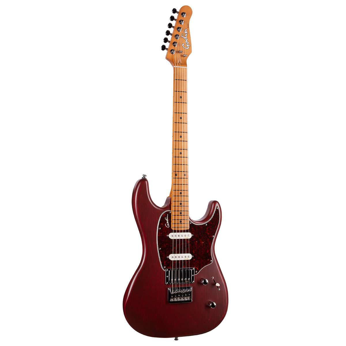 Godin Session HT Electric Guitar ~ Aztek Red MN - Richards Guitars Of Stratford Upon Avon