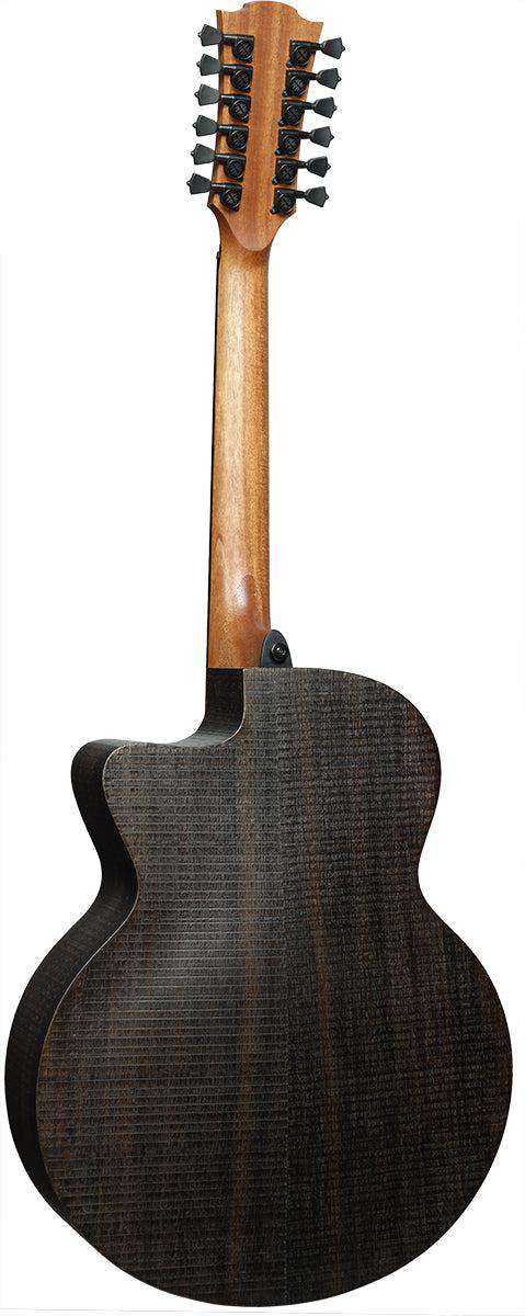 LAG Sauvage Jumbo 12 Strings Cutaway Acoustic - Electric - Richards Guitars Of Stratford Upon Avon