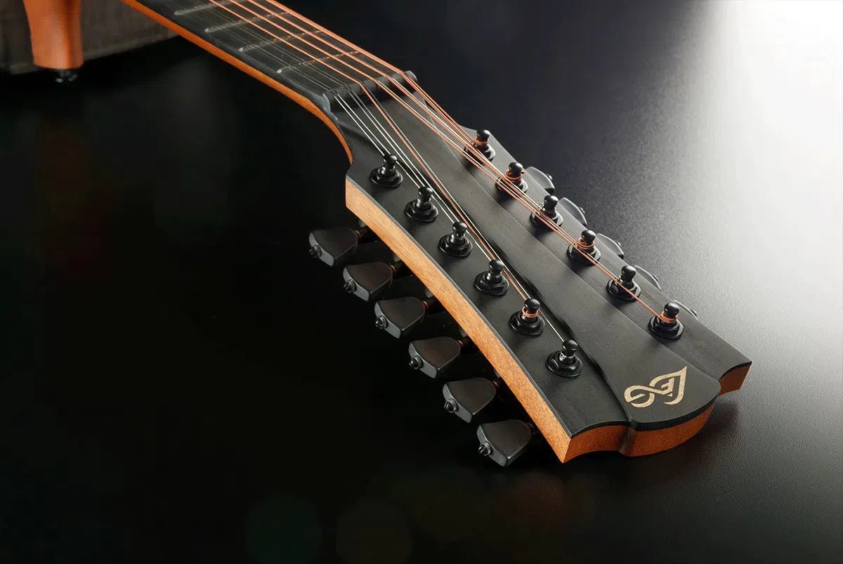 LAG Sauvage Jumbo 12 Strings Cutaway Acoustic - Electric - Richards Guitars Of Stratford Upon Avon