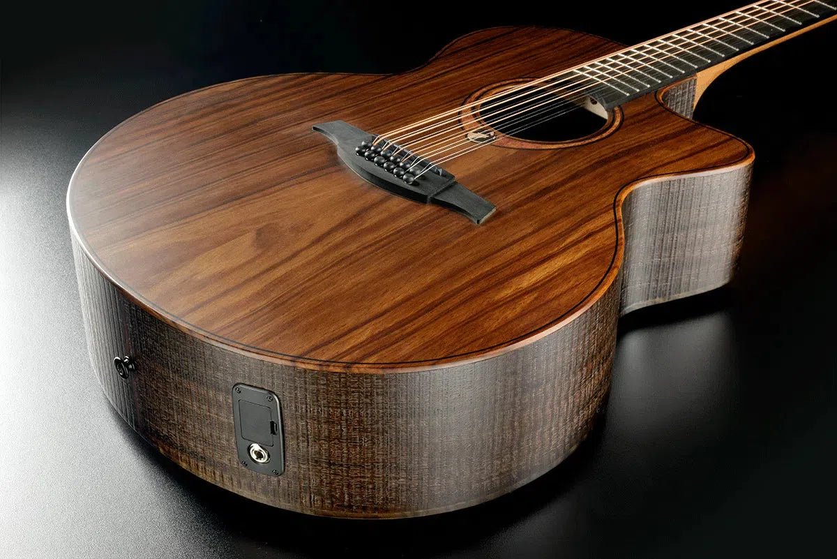 LAG Sauvage Jumbo 12 Strings Cutaway Acoustic - Electric - Richards Guitars Of Stratford Upon Avon