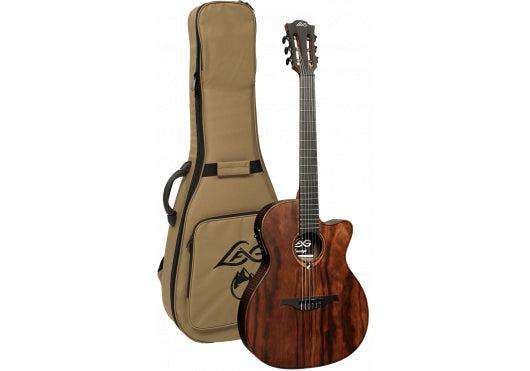 LAG Sauvage Nylon Auditorium Slim Cutaway Acoustic - Electric - Richards Guitars Of Stratford Upon Avon