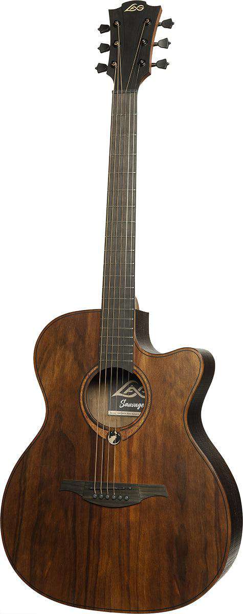 LAG Sauvage Wild Ace Grand Auditorium Electro Acoustic Guitar - Richards Guitars Of Stratford Upon Avon