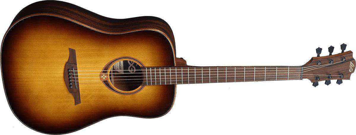 LAG TRAMONTANE 118 T118D - BRS DREADNOUGHT BROWN SHADOW - Richards Guitars Of Stratford Upon Avon
