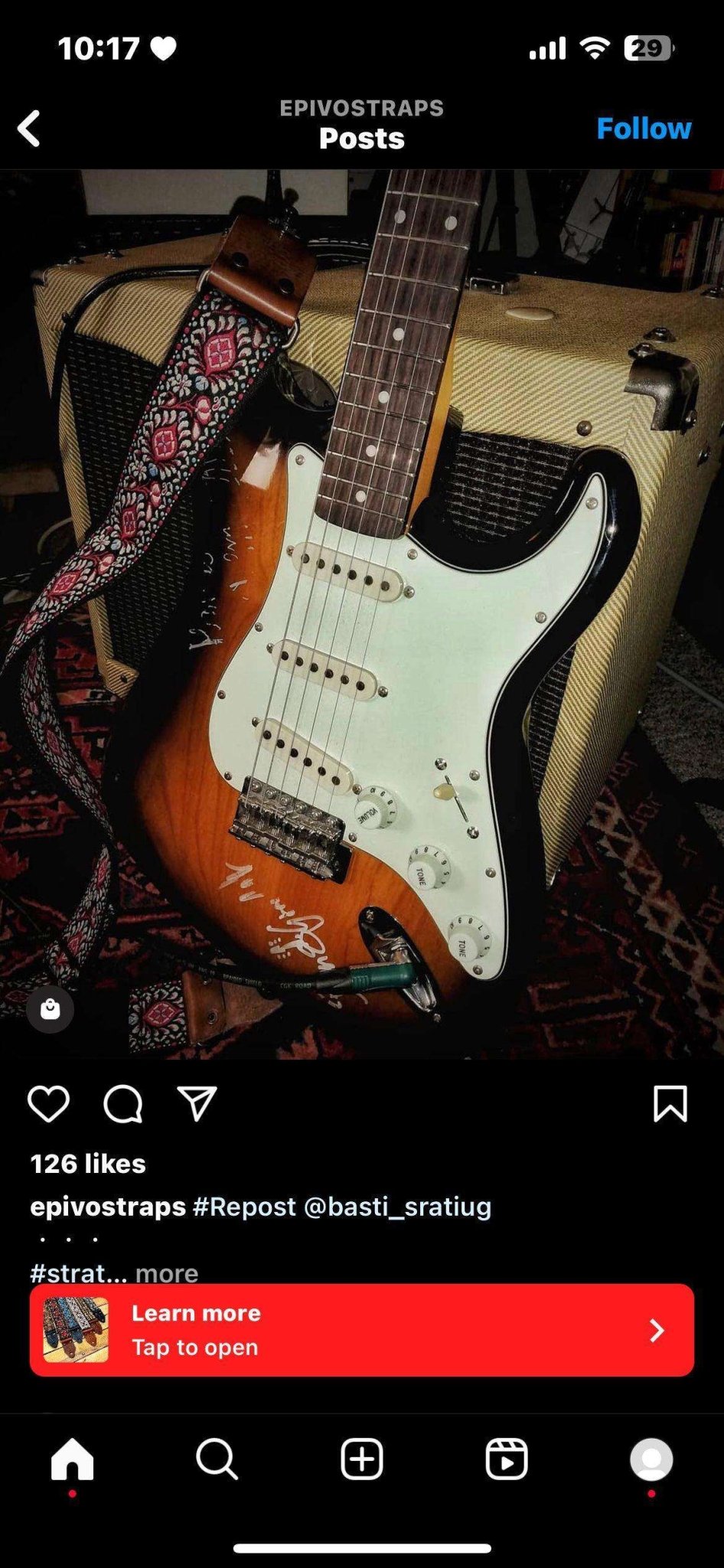 Lag TRAVEL - PBS Pine Branko Wood Sauvage - Richards Guitars Of Stratford Upon Avon