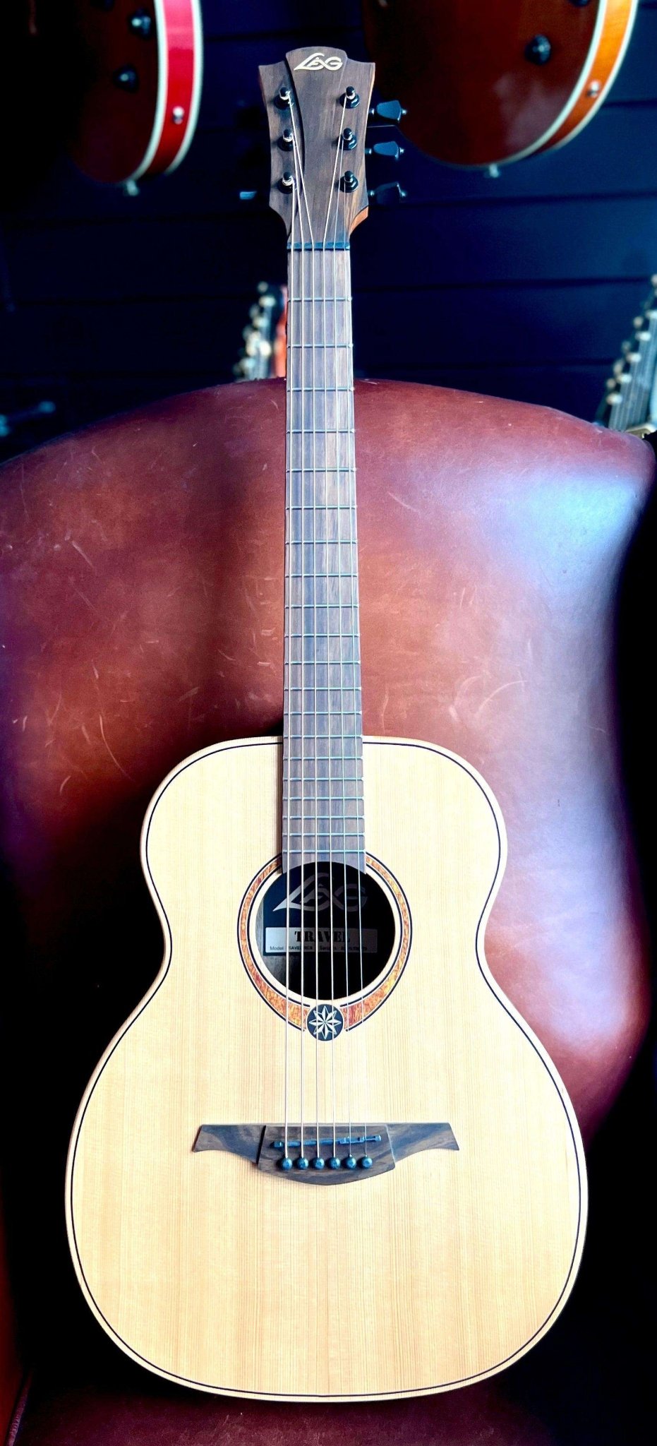 Lag TRAVEL - PBS Pine Branko Wood Sauvage - Richards Guitars Of Stratford Upon Avon