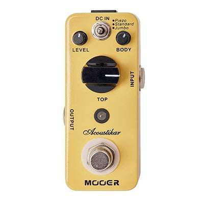 MOOER ACOUSTIKAR ACOUSTIC GUITAR SIMULATOR - Richards Guitars Of Stratford Upon Avon