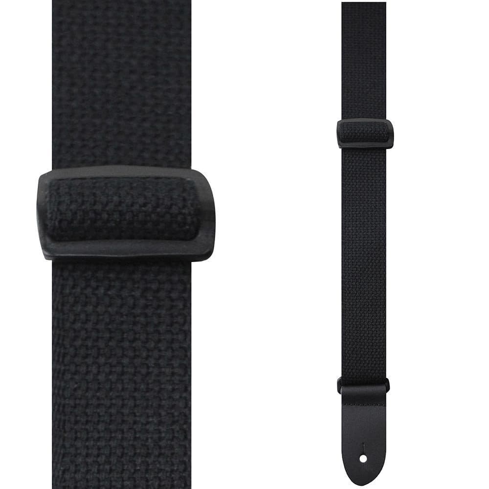 Perri's Cotton Ukulele Strap ~ Black - Richards Guitars Of Stratford Upon Avon