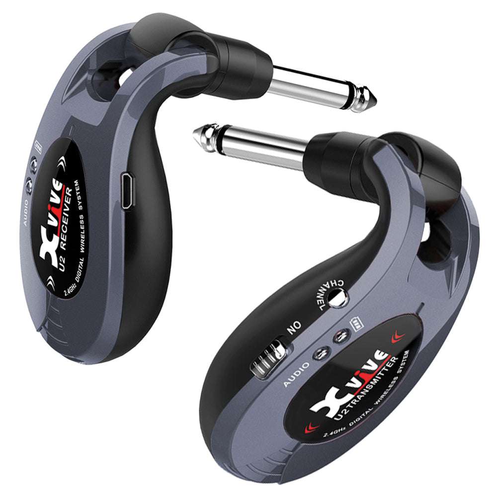 Xvive XU2 Wireless Guitar System ~ Grey - Richards Guitars Of Stratford Upon Avon