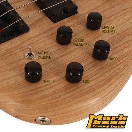 Cort Action Bass Deluxe AS Open Pore Natural, Guitarra Bajo en venta en Richards Guitars.