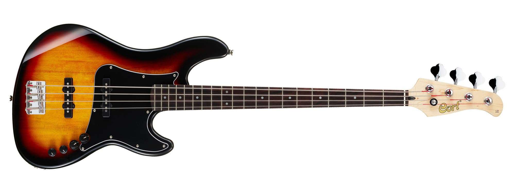 Cort Bass GB34 JJ 3 Tone Sunburst, Guitarra Bajo en venta en Richards Guitars.