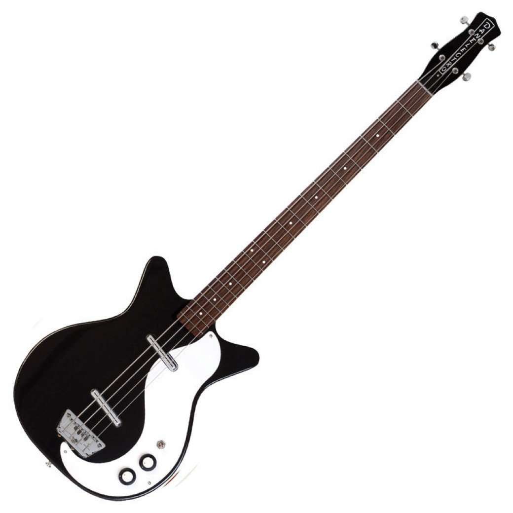 Danelectro 59 long scale bass ~ black, Guitarra Bajo en venta en Richards Guitars.
