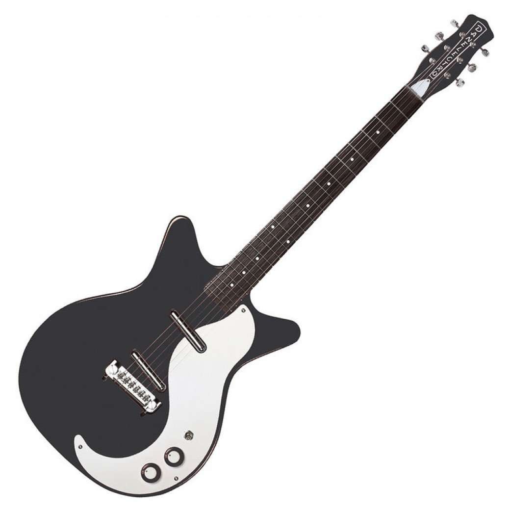 Guitarra Danelectro '59M NOS ~ Back To Black, Guitarra eléctrica en venta en Richards Guitars.