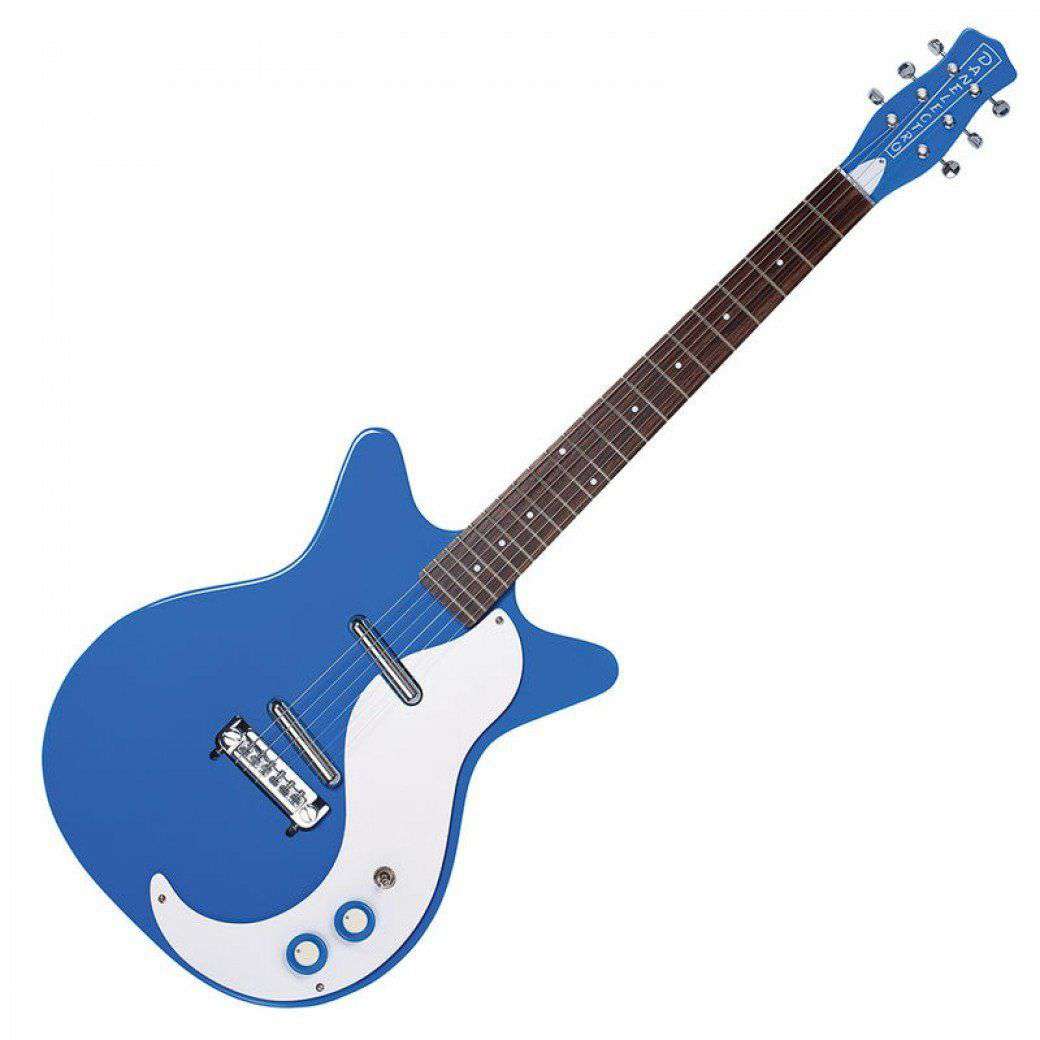 Danelectro '59M NOS Guitar ~ Go Go Blue, Guitarra eléctrica en venta en Richards Guitars.