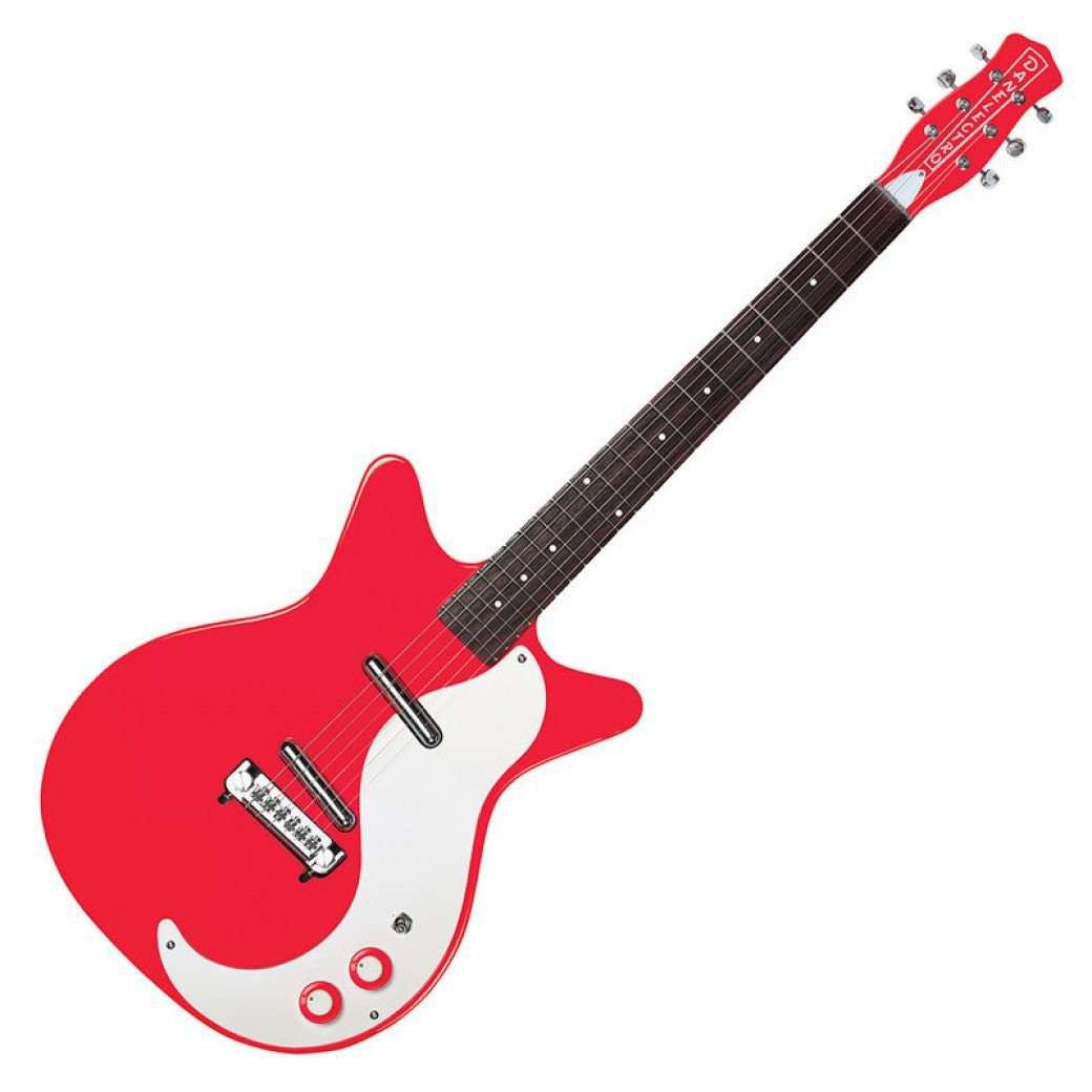Guitarra Danelectro '59M NOS ~ Right on Red, Guitarra eléctrica en venta en Richards Guitars.