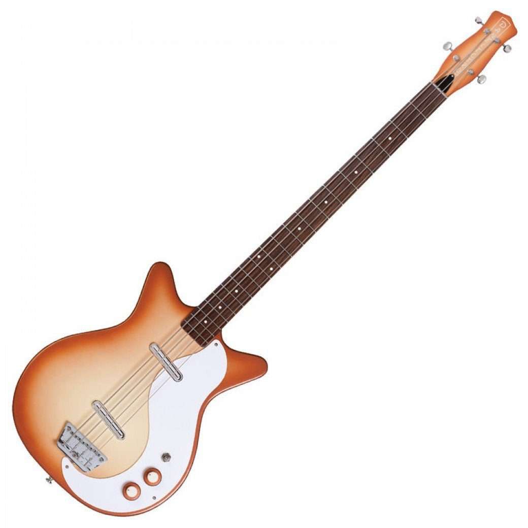 Danelectro Long Scale Bass ~ Copper Burst, Guitarra Bajo en venta en Richards Guitars.