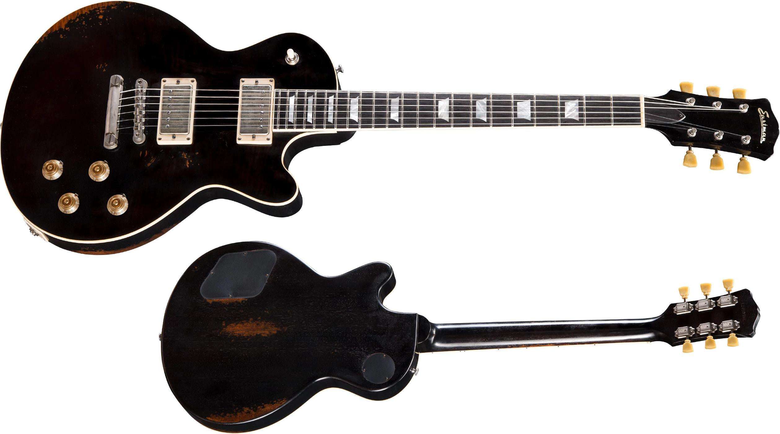 Eastman SB59/V BK (Precio inc. Custom Pro Setup Package), Guitarra eléctrica en venta en Richards Guitars.