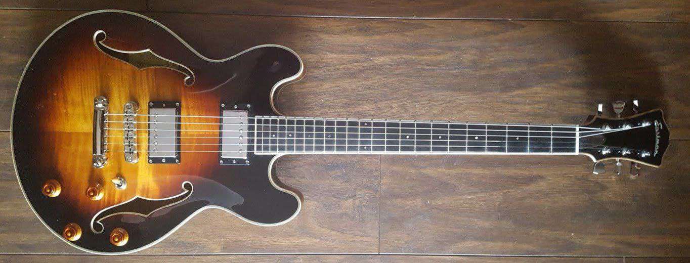 Eastman T184MX Sunburst (Precio inc. Custom Pro Setup Package), Guitarra eléctrica en venta en Richards Guitars.