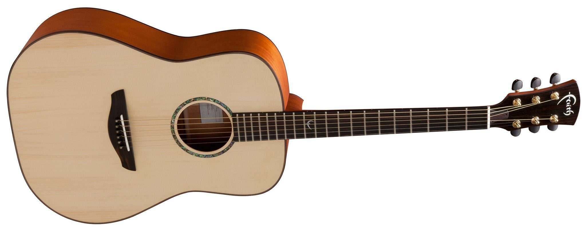 Faith FS Guitarra Acústica (Saturn Dreadnought Natural), Guitarra Acústica en venta en Richards Guitars.