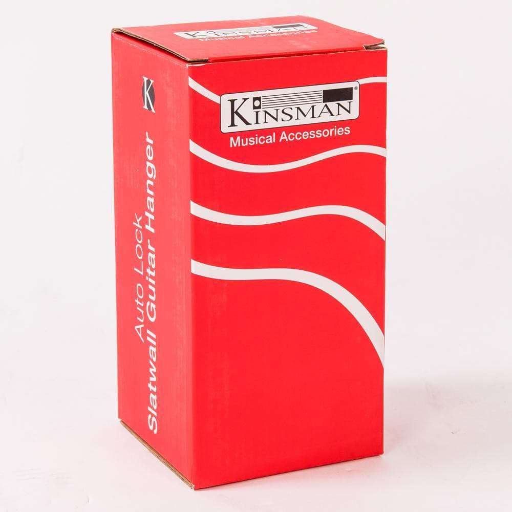 Kinsman Auto Lock Slatwall Guitar Hanger ~ Negro ~ Corto, Soportes y Colgadores en venta en Richards Guitars.