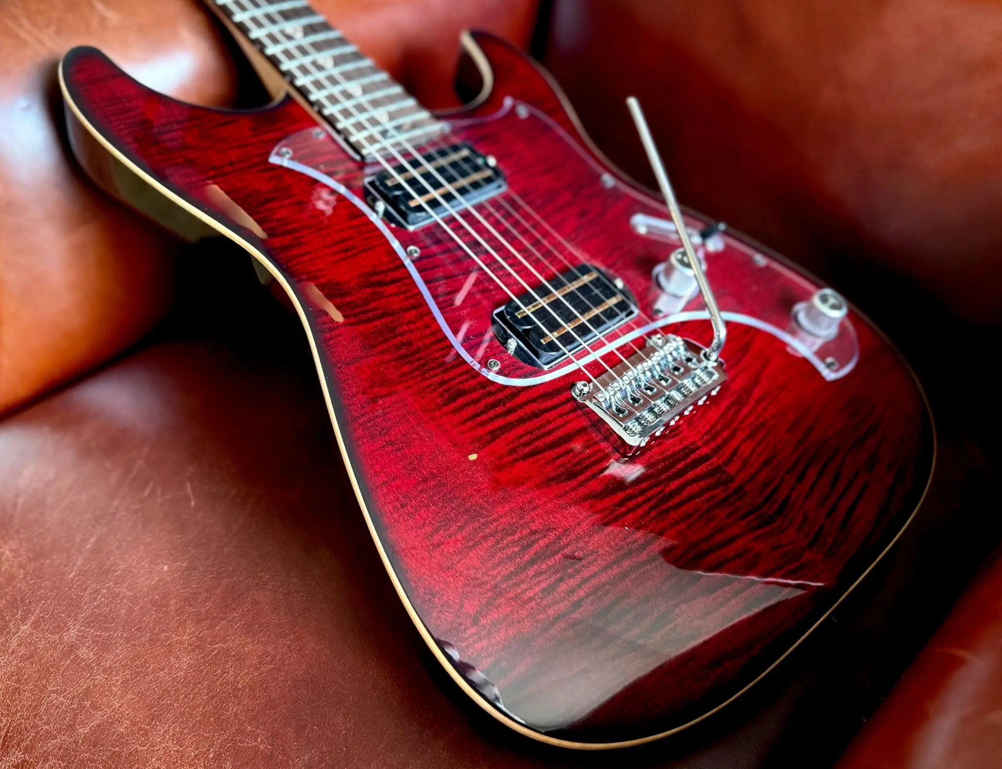 Valiant Soothsayer The Sage Burgundy Red guitar for sale uk