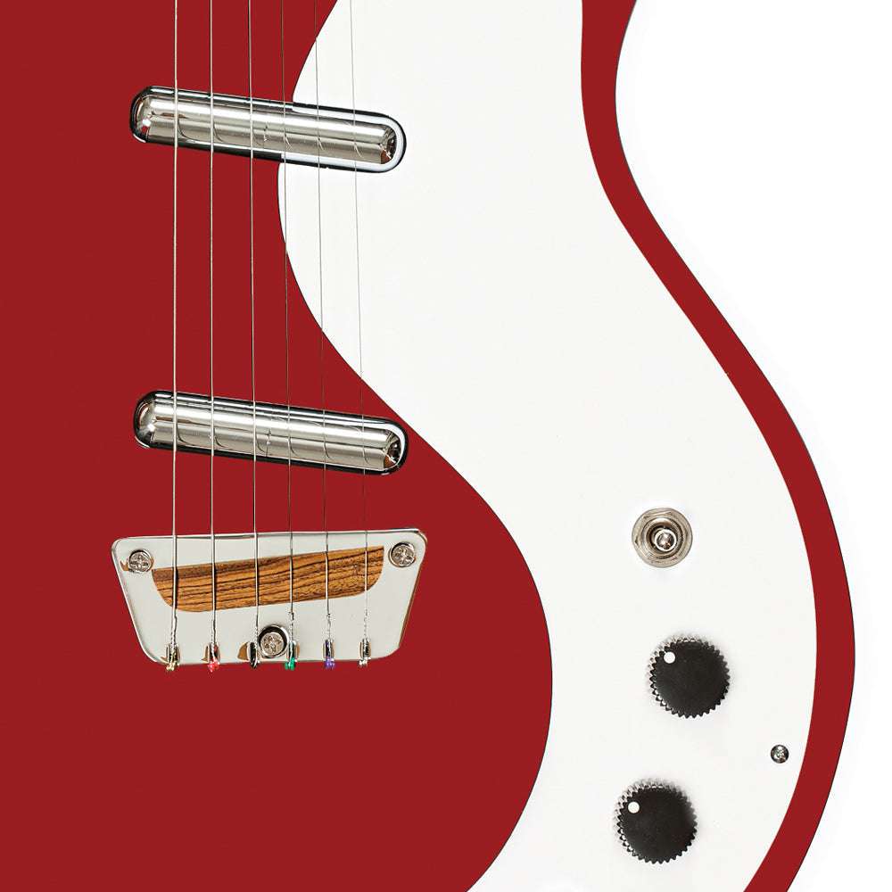 Danelectro The 'Stock '59' Electric Guitar ~ Vintage Red, Guitare électrique en vente chez Richards Guitars.