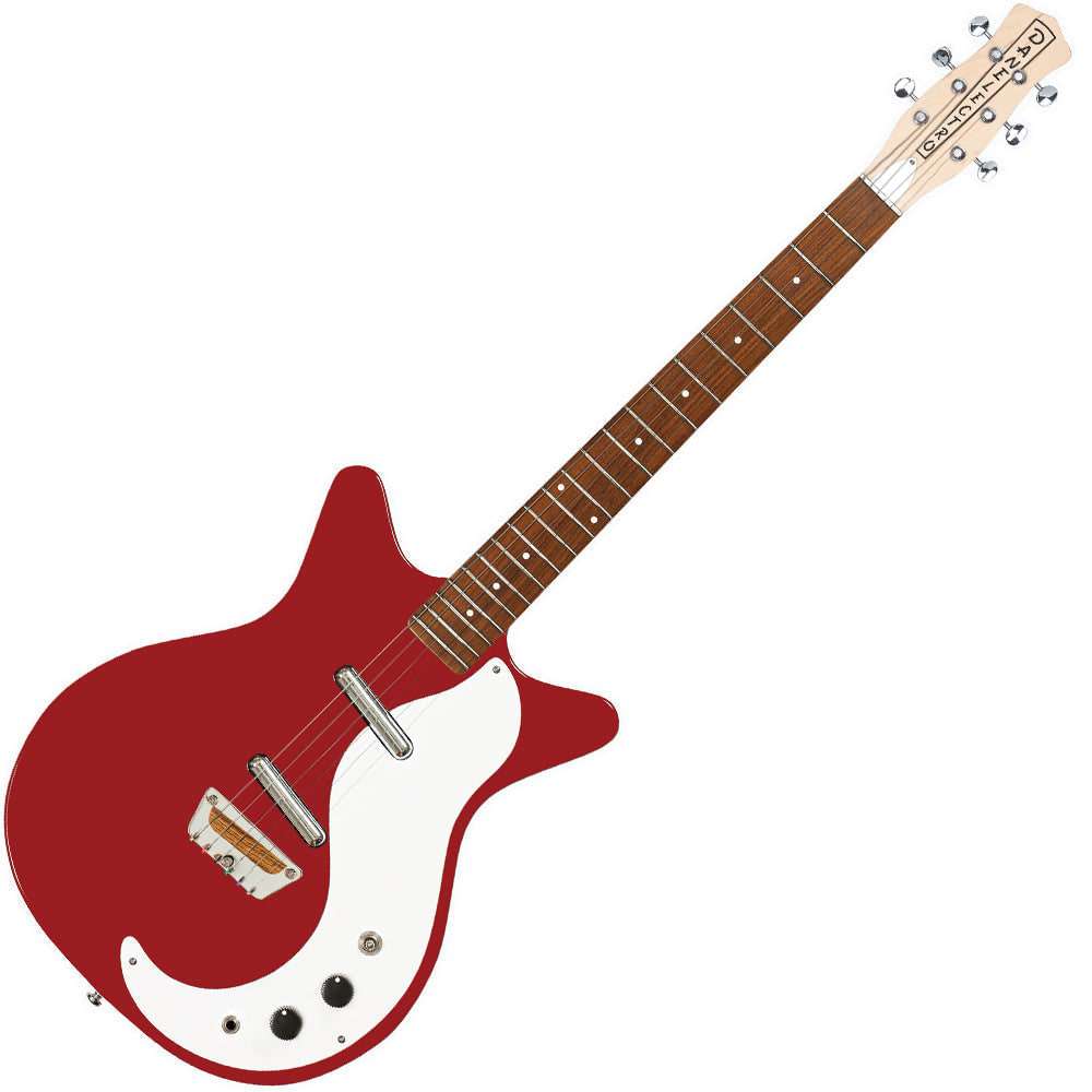 Danelectro The 'Stock '59' Electric Guitar ~ Vintage Red, Guitare électrique en vente chez Richards Guitars.