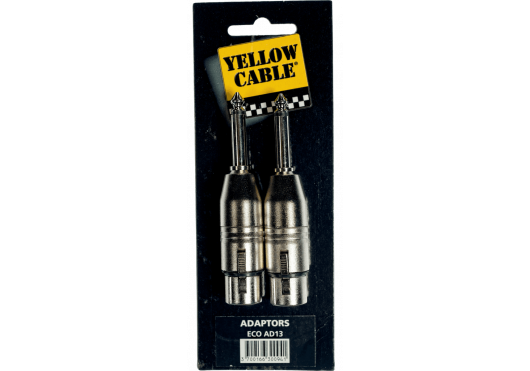 1/4" MONO MALE / XLR FEMALE X2