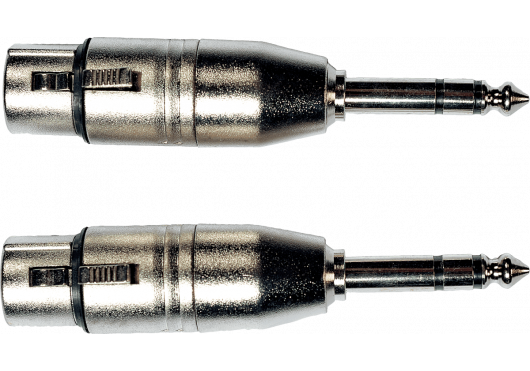 1/4" STEREO MALE / XLR FEMALE X 2